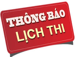 Lịch thi